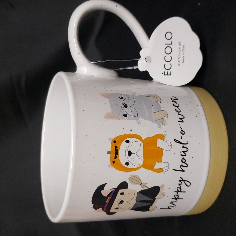 Eccolo NWT "Happy Howl-o-ween" Puppies in Costumes Mug